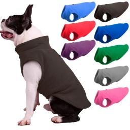 Colete de camisola de lã quente para animais, cães pequenos e médios, chihuahua e buldogue, roupas para cães, roupas de outono e inverno - Image 1