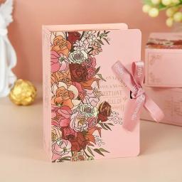10 pçs criativo livro forma caixa de presente de casamento para convidados papel doces chocolate sobremesa caixas de embalagem chá de bebê presente de aniversário - Image 5