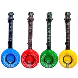 Brinquedos infláveis do instrumento musical para crianças, guitarra do PVC, suportes do partido do estágio, microfone de rádio, 1PC - Image 4