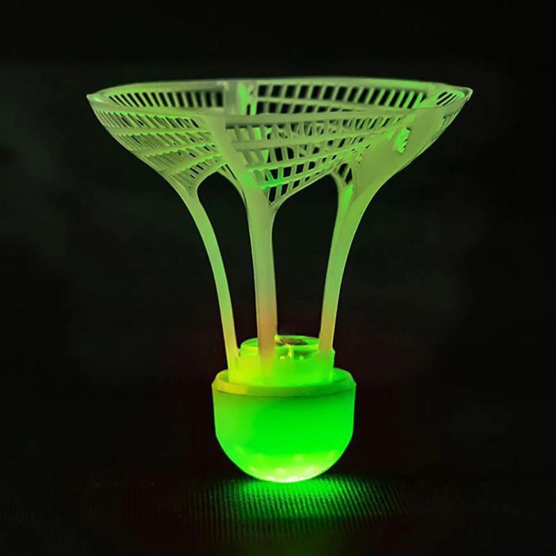Glow-In-The-Dark Windproof Badminton Peteca Bola, Resistência ao vento, Acessórios de Treinamento, Noite, Outdoor Suprimentos Esporte, 1Pc - Image 1