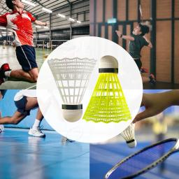 High Speed Badminton Ball para Atividades Esportivas, PP Head, Grande Estabilidade, Outdoor e Indoor Use Birdies, 3 Pcs, 6 Pcs - Image 4