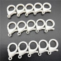 Colorido plástico lagosta fecho ganchos, conectores finais para fazer jóias, DIY acessórios em cadeia, 26mm, 10pcs por lote - Image 2