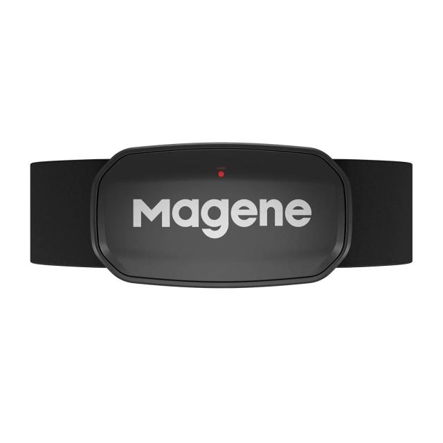 Monitor de Frequência Cardíaca Magene H303 H64 com Sensor Duplo Ant Bluetooth e Cinta Peitoral para Ciclismo, Compatível com Wahoo e Garmin