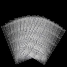 10 pçs 6/9/12/20/30/42 grades páginas de álbum de moedas pvc bolso moeda titular selo coleção organizador folha solta moeda transparente - Image 4