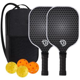 Grafite Pickleball Paddles Set, esportes De Tênis De Praia, críquete Ao Ar Livre, raquetes De Tênis, USAPA Aprovado - Image 1