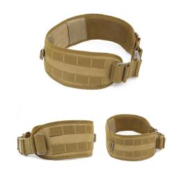 Ajustável militar tático cs cinto de trabalho ao ar livre homens molle batalha cinto do exército combate airsoft caça tiro acolchoado cintos da cintura - Image 4