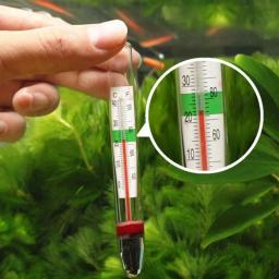 Tubo de vidro Tanques de Peixes Do Aquário Termômetro Temperatura Submersível Ventosa Decoração Animal de Estimação Produtos de Venda Quente - Image 1