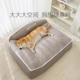 Luxo inverno quente cão grande sofá-cama, cão de joelho, gato esteiras, almofada da casa, pet dormir camas, esteira para cães grandes e pequenos - Image 5