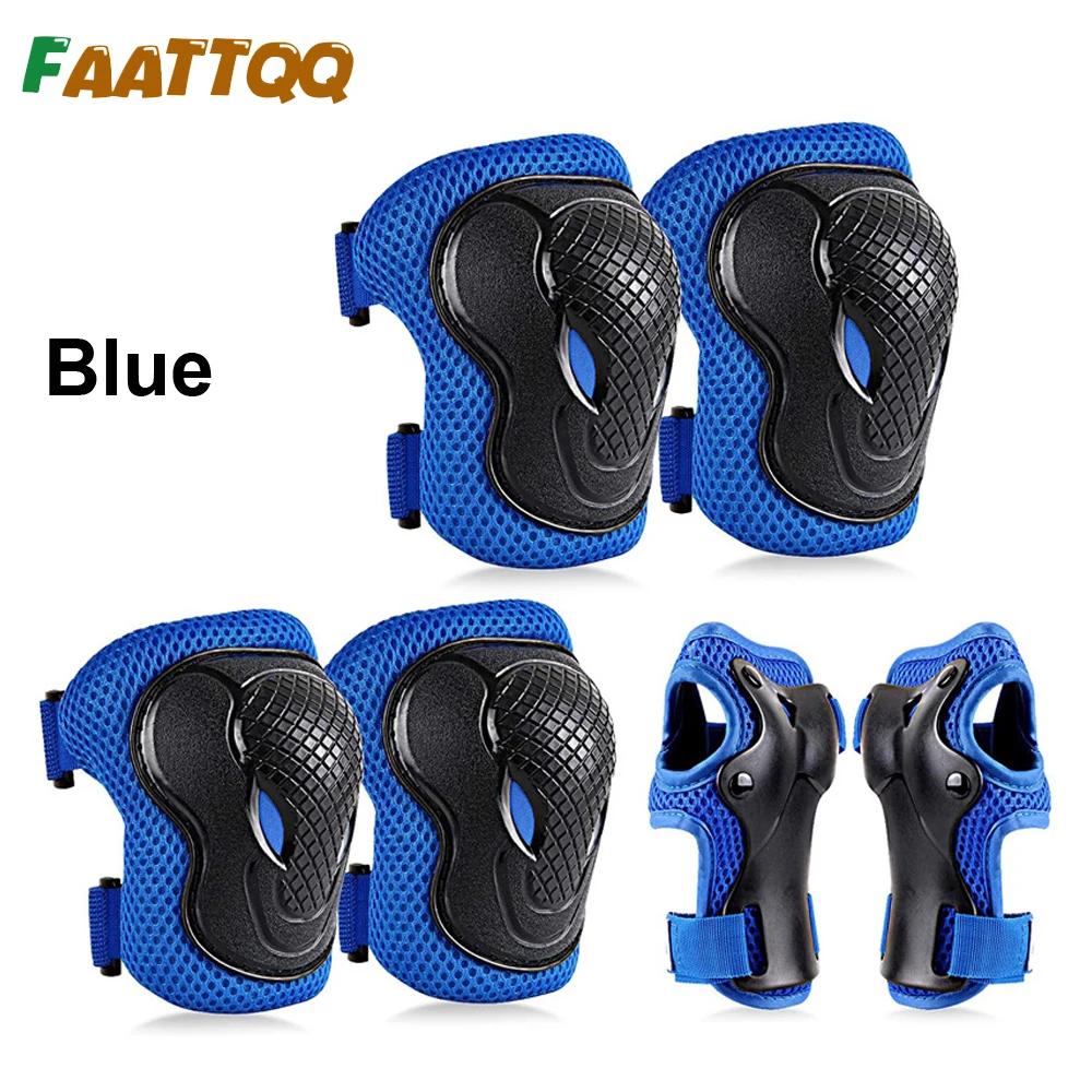 Almofadas de joelho e cotovelo para crianças, Equipamento de proteção, Equipamento de segurança, Patins, Ciclismo, Bicicleta, Skate, Equitação Inline, Esportes - Image 1