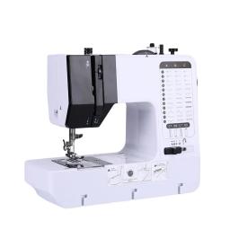 Mini máquina de costura portátil com mesa Pedal, calcador substituível, Overlock Knitting, botão Iniciar, elétrico, prático, 38 pontos - Image 5