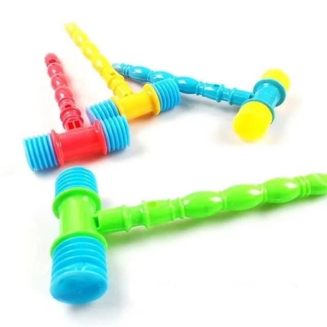 Brinquedo Educativo Musical para Crianças - Martelo Assobio Colorido, Presente Ideal 1 Unidade