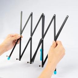 JOYO-Guitarra para Série GSS-02 Folding Music Sheet Stand, Aço inoxidável Desktop Music Stand, Acessórios para Instrumentos Musicais - Image 4