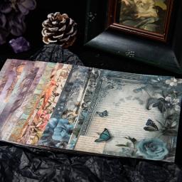 Mr.Paper-Vintage Journal adesivos decorativos, material barroco, jardim, 30pcs - Image 3