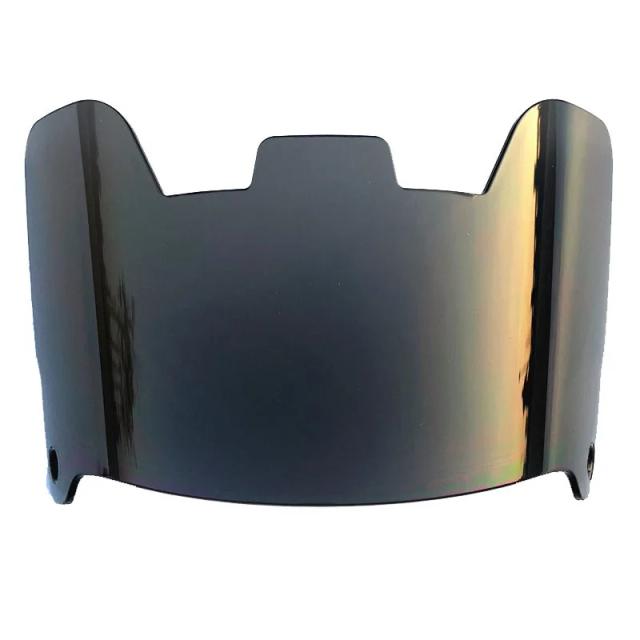 Capacete de Rugby Universal com Viseira Arco-Íris e Óculos de Proteção para Futebol Americano - Equipamento de Treinamento e Acessórios de Rugby