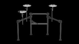 Aroma-Conjunto de Bateria Elétrica com Bluetooth Embutido, All Mesh 5 Drum,3 Pratos, TDX-23II - Image 2