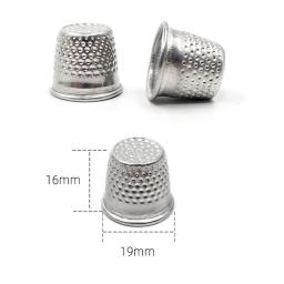 Metal Copper Sewing Thimble, protetor de dedo ajustável, dedo escudo anel, ferramentas DIY Quilting - Image 6