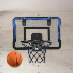 Basketball Hoop montado na parede com bolas e bomba, Mini Hoop Set, porta quarto, ao ar livre, interior, adultos, meninos, meninas - Image 4