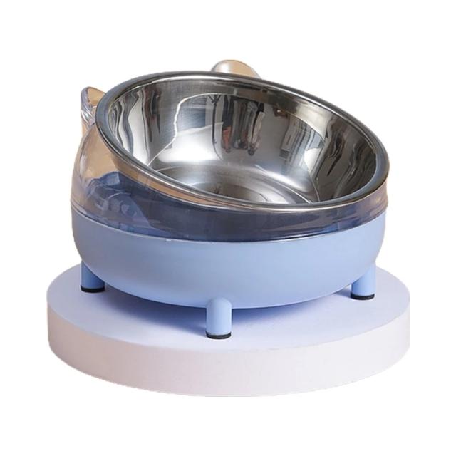 Tigelas Elevadas e Inclinadas para Alimentação de Gatos com Suporte Confortável