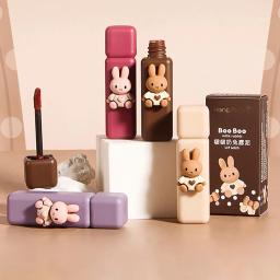 Batom Matte Velvet, impermeável, duradouro, bonito, Lipgloss de coelho, copo antiaderente, matiz labial, cosmético de lama - Image 2