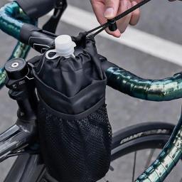 Suporte de garrafa de bicicleta para ciclismo Bolsa de garrafa de água MTB Bike Chaleira isolada Acessórios para bolsa de guidão - Image 2