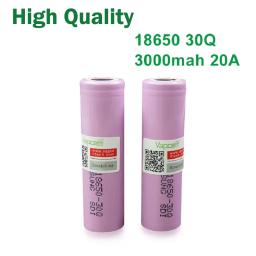 1-10 pces grau a vapcell 30q inr 18650 3000mah 20a 3.7v bateria de lítio recarregável de alta potência 18650 célula para ferramentas powe brinquedos - Image 2