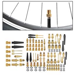 Cobre pneu bomba adaptador Kit, Inflator bicicleta, MTB Acessório, AV, DV, Mountain Bike, SV - Image 1