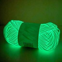 Linha de lã luminosa para DIY, tecidos à mão, fios de crochê, tapete, chapéu, roupas, brinquedos - Image 3