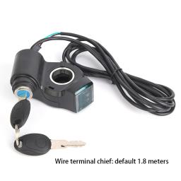 Thumb Throttle Com Bloqueio Com Chave, Bateria Digital, Display De Tensão, Power Display, E-Bike - Image 4