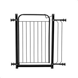 Cercas de segurança pretas para animais, jardinagem, proteção de portões, bebê, cachorro, gato, coelho, 69 a 84 cm, criança - Image 1