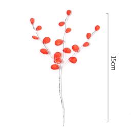 10/20pcs 16cm de bouquet acrílico artificial com contas decoração de casamento DIY noiva ornamento do cabelo bouquet flor de cristal acessórios para o cabelo artesanato presente de festa ao ar livre jardim - Image 6