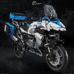 Alta tecnologia 1:5 motocicleta cidade esportes corrida rápida moto locomotiva moc modular tijolo modelo bloco de construção menino presente brinquedo t4022 - Image 2