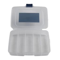 1pc parafusos de ferramenta de plástico caixa de armazenamento ic 14.3*9*3.5 cm artesanato organizador pequena parte recipiente caso 5-grade caixa de ferramentas transparente - Image 4