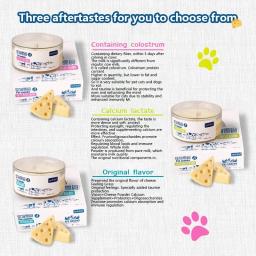 Cat Snacks Food Freeze Dried Cheese, Suplemento de cálcio, Leite Tablet, Probióticos, Promover a digestão intestinal, Pet Dog, Snacks Foods - Image 6