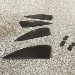 Kite Board Fin para Kiteboarding, Piscando Surf Acessórios, 4pcs por conjunto - Image 4