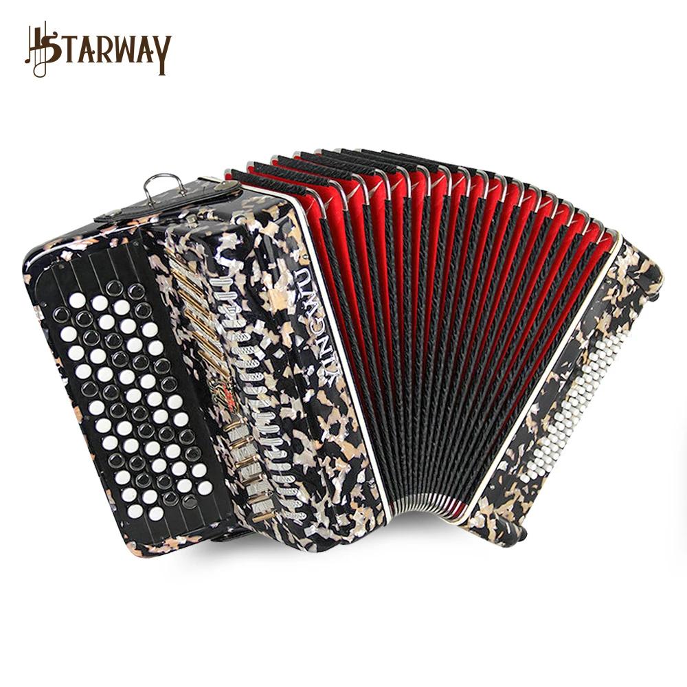 Piano acordeão papagaio para iniciantes, 62 teclas, 60 graves, botão diatônico, instrumento musical chinês para iniciantes - Image 1