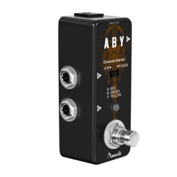 Amuzik-LEF-330 ABY Guitar Pedal Switcher Box, ABY Line Selector, Audio Channel Mixer, Combine Effect Pedal, Acessórios de guitarra - Image 2