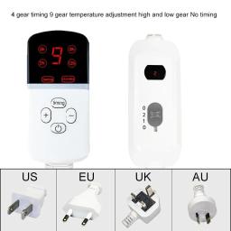 Ajustável cão aquecimento pad com temporizador, pet aquecido mat, impermeável, elétrico, fontes de dormir, temperatura, novo - Image 3
