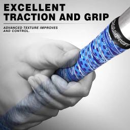 PU Baseball Bat Tapes Wrap, Absorção de Choque, Anti-Slip, Multicolor, Bockey Cricket, Softball, Acessório Esportivo, 1Pc - Image 3