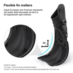 Nadadeiras De Mergulho Profissional Pé Mergulho, nadadeiras Adultas Ajustáveis De Conforto De Natação, equipamentos De Esportes Aquáticos - Image 4
