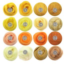 Agulha de fibra de lã para fiação manual, boneca divertida, bordado animal, peluche, cachorro, gato, 2g, 5g, 10g, 20g, 50g, 16pcs por lote - Image 3