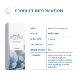 Centella-Protetor Solar Facial com Essência Hialurônica, Soro Solar Aquático, Protetor Solar Hidratante, Cuidado Anti-UV Coreano, SPF50, 50ml - Image 6