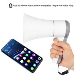25w portátil bluetooth altifalante auto megafone alto-falante registro usb tf cartão para professor guia turístico promoção - Image 6
