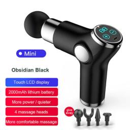 Pistola de massagem portátil para corpo e pescoço, massageador de percussão, relaxamento profundo do tecido muscular, gota dor, fitness - Image 1