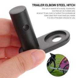 Acessórios para reboque de bicicleta, adaptador de engate de aço, acoplador angular para cotovelo de reboque, engate de montagem da roda traseira - Image 2