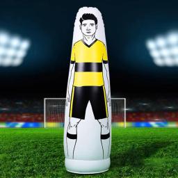 Goleiro inflável do treinamento do futebol, guardião portátil do objetivo, defensor do PVC, treinamento livre dos pontapés, 160cm - Image 3