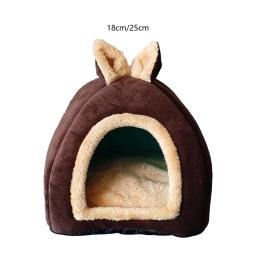 Cama de cobaia com almofada removível, Cute Pet House, Cama animal pequena - Image 2