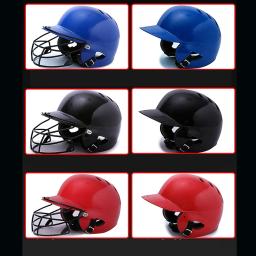 Azul profissional capacete de beisebol adulto adolescente crianças cabeça da orelha máscara protetora baseballs jogo treinamento capacete softball - Image 5