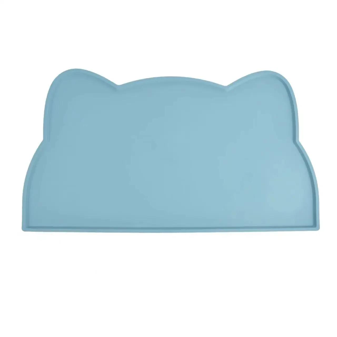 Silicone Anti-Sujo Pet Mats, Food Grade, fácil de limpar gatos e Dog Bowl Pad, impermeável e à prova de vazamento, Anti-Slip Pad, fácil de limpar - Image 1