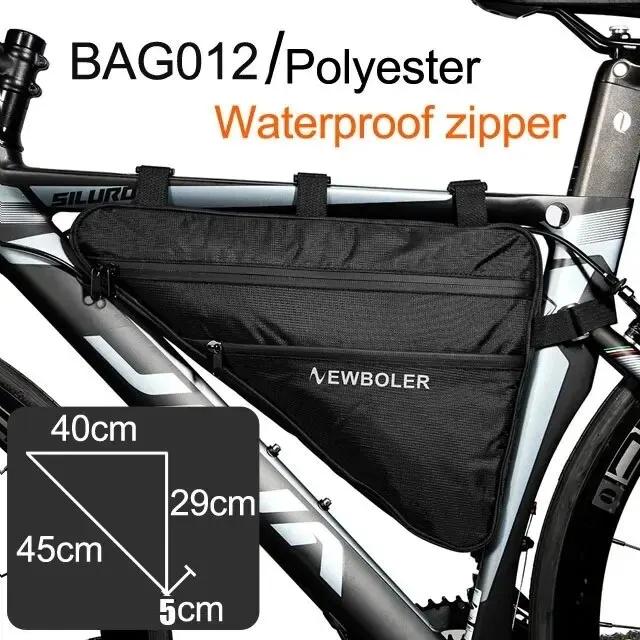 Newboler Saco Triângulo Bicicleta Quadro 17-19" Poliéster/TPU À Prova D'água