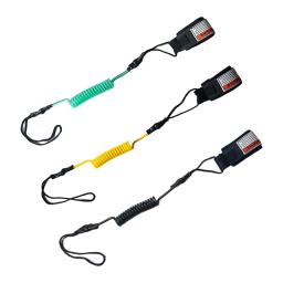 Prancha de Segurança Leash Cord Ajustável Coiled Paddle Board Rope para Surf, Acessórios para esportes aquáticos - Image 1